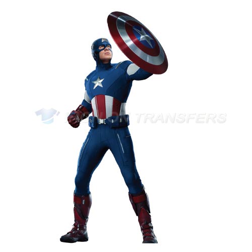 Captain America Iron-on Stickers (Heat Transfers)NO.69